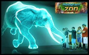 Hologram Zoo Zug: Ein tierisches Abenteuer aus Licht – Bild 1