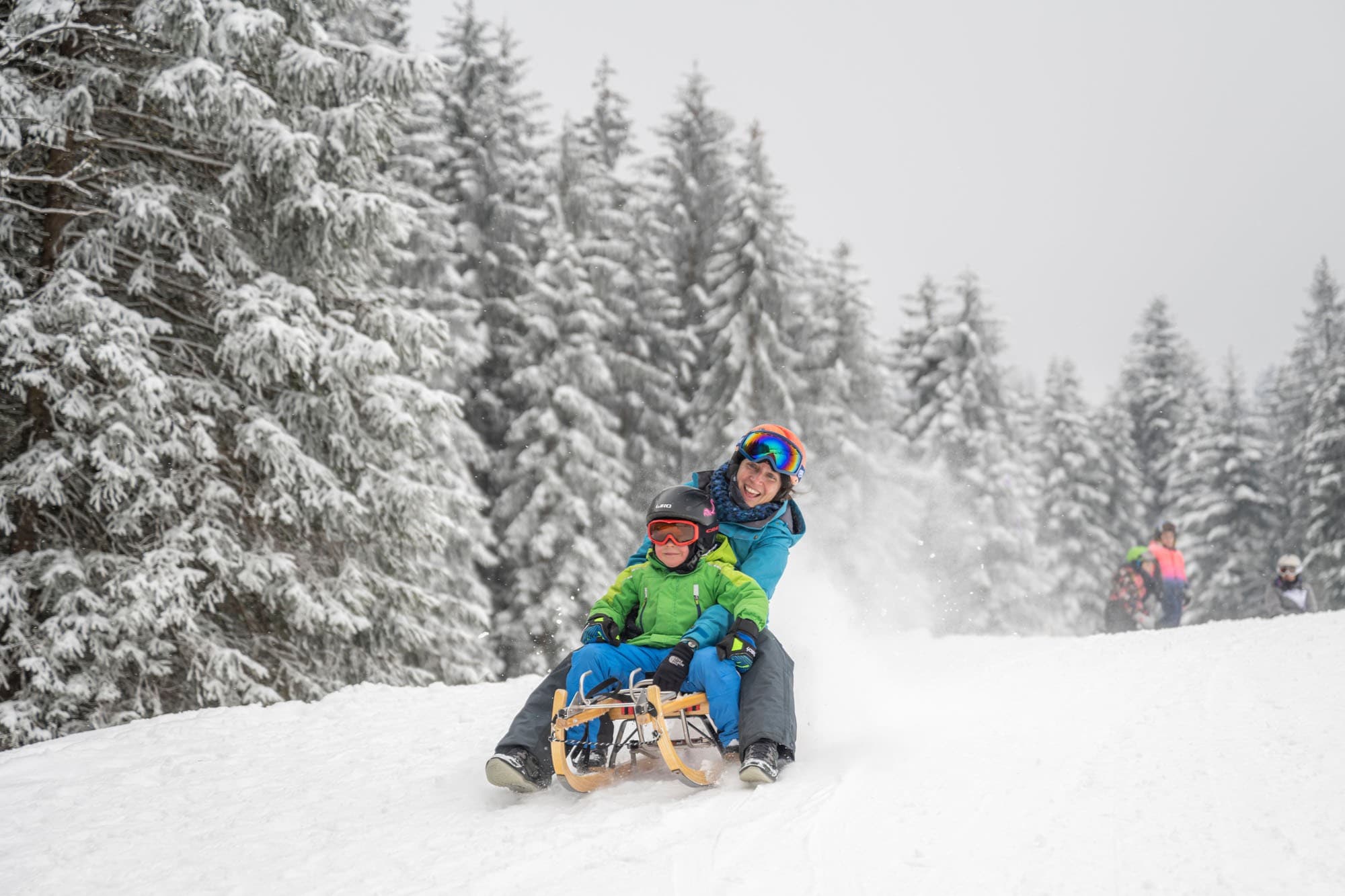 Schlitteln - Brunni Alpthal – Bild 1