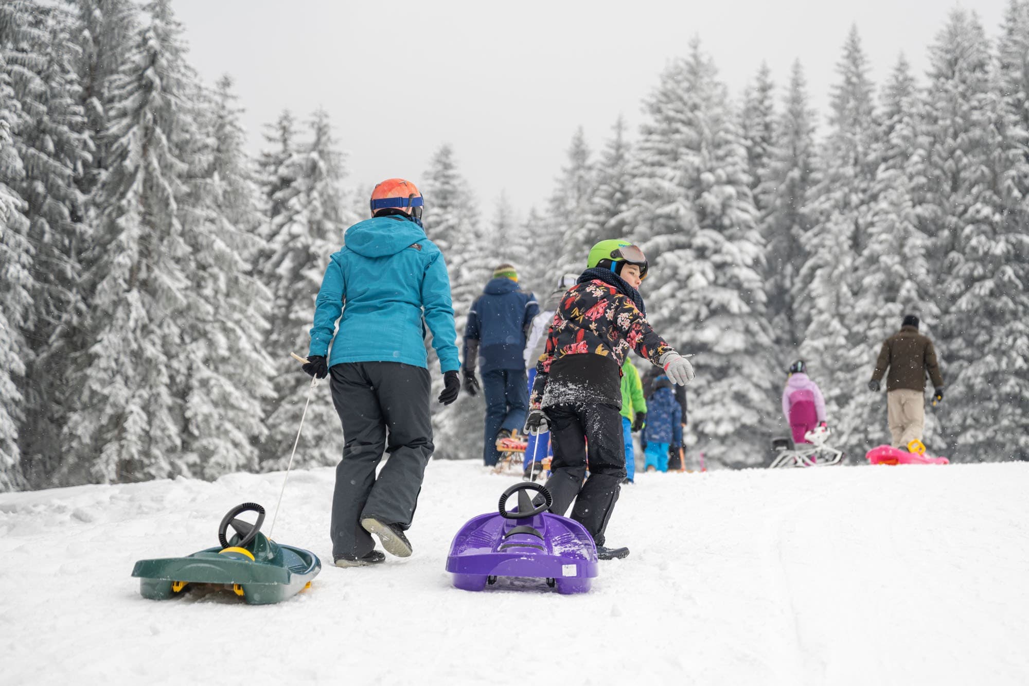 Schlitteln - Brunni Alpthal – Bild 2