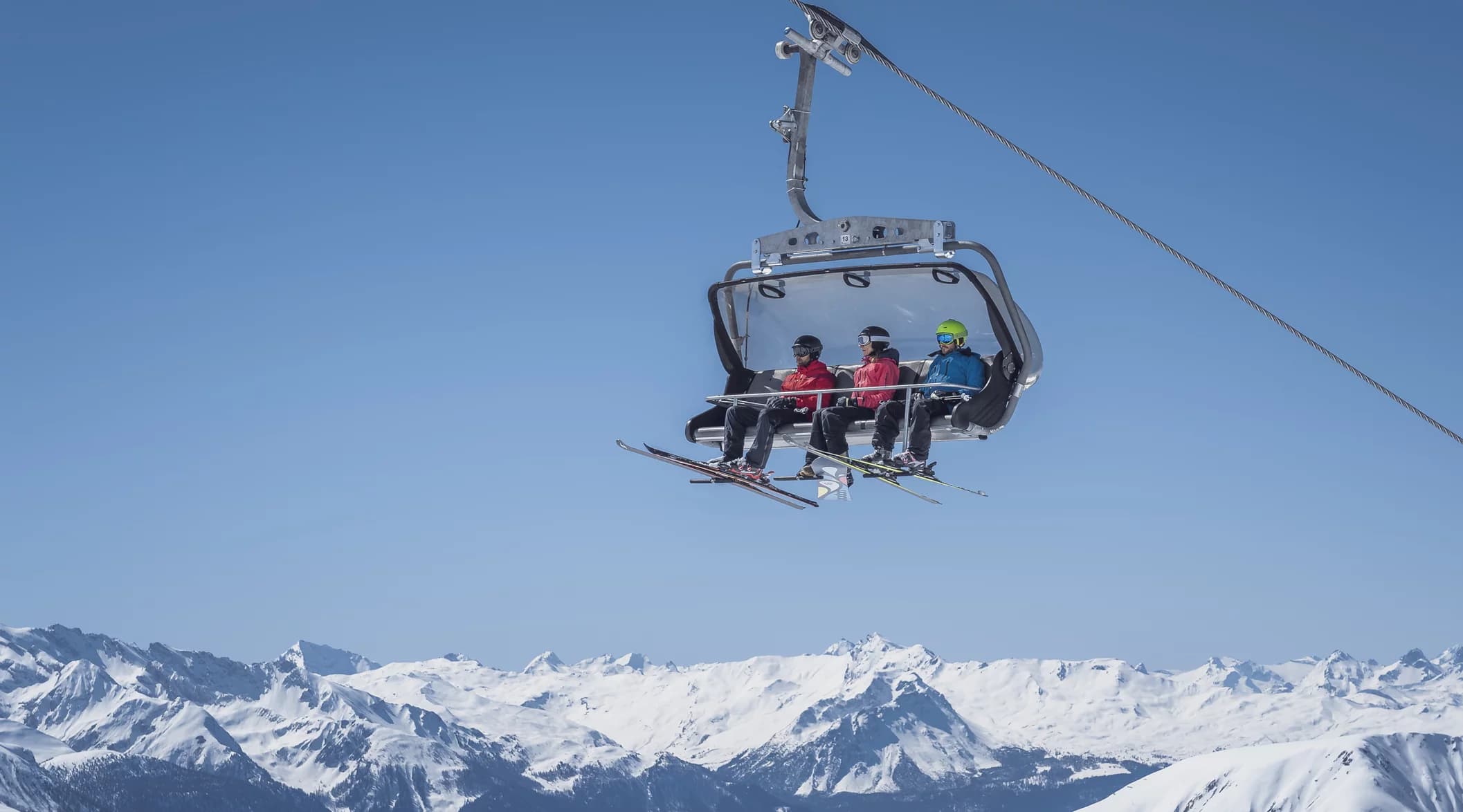 Skifahren auf Jakobshorn, Davos – Bild 1